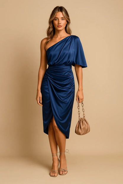 Endaya - Silk Elegant Flowing Party Dress